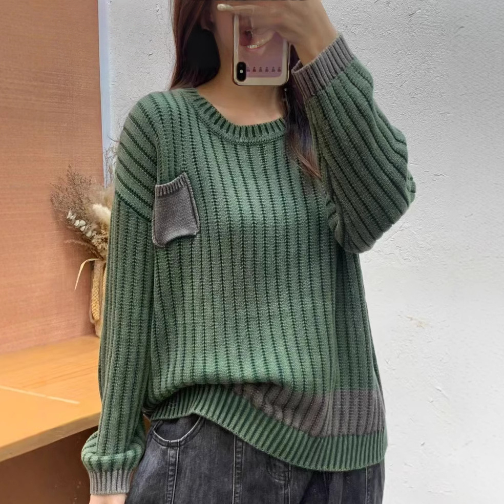 Chicfifth Sweater Women Winter Long Sleeve High Quality Autumn Vintage Top Knitted Cardigan