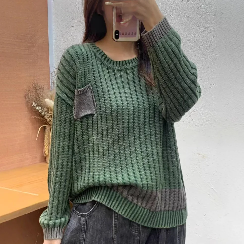 Chicfifth Sweater Women Winter Long Sleeve High Quality Autumn Vintage Top Knitted Cardigan