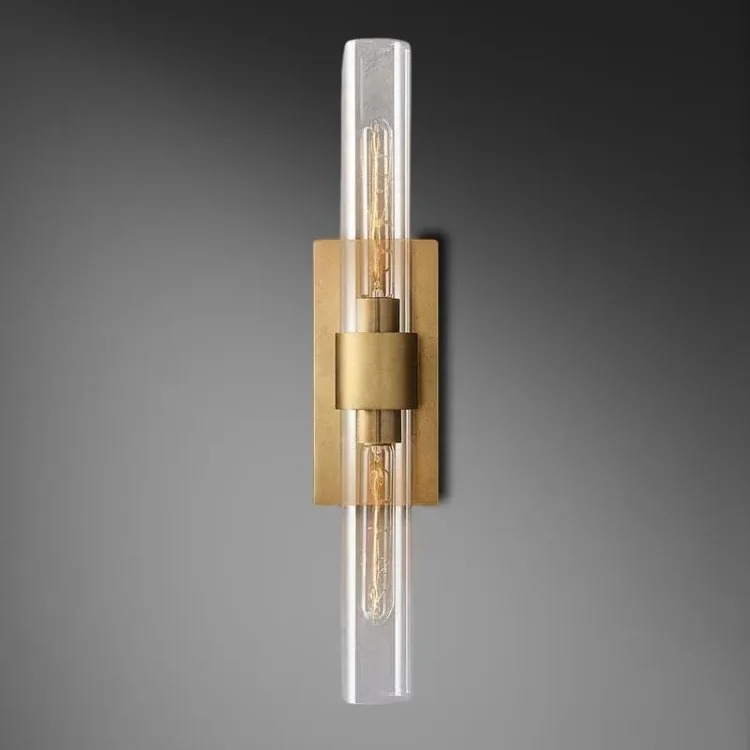 lambert Glass Shaded Linear Wall Sconce 23"H Modern Wall Lamp Vjlight