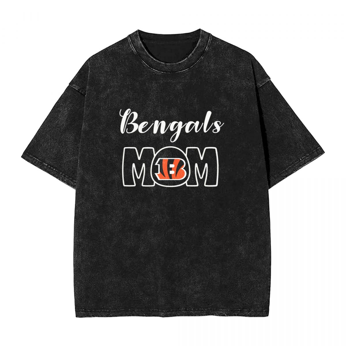 Cincinnati Bengals Mom Printed Vintage Men's Oversized T-Shirt