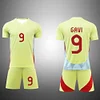 2025 European Championship Spain Jersey Set No.19 Yamal football Jersey Training No.7 Morata Men's Team Jersey Breathable Set
