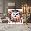 (Pre-Framed)Owl-Special Shape Diamond Painting Kit(25x25cm)