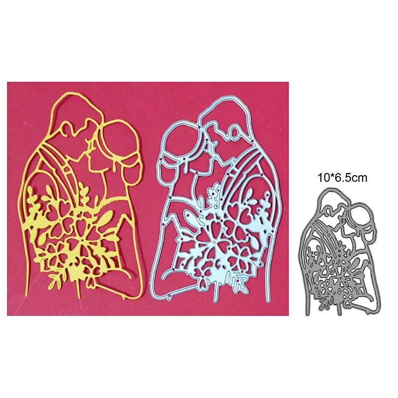 Metal Cutting Dies For Scrapbooking Embossing Die Hollow Oval Frame Cut Dies DIY Paper Cards Craft Stencils