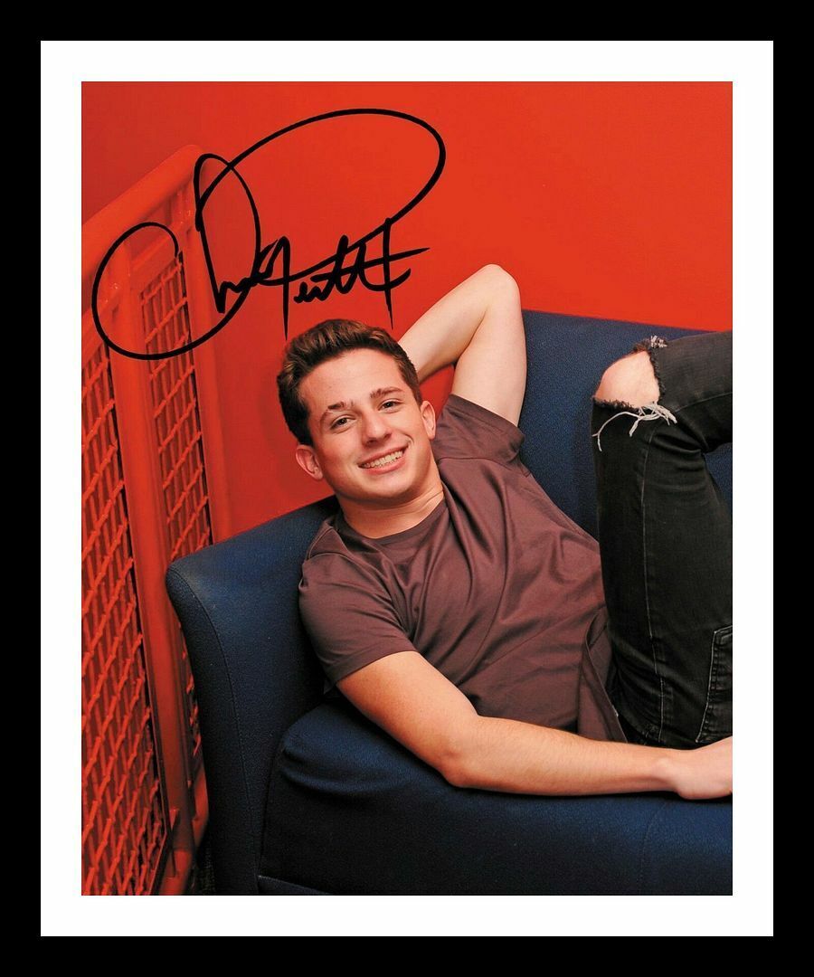 Charlie Puth Autograph Signed & Framed Photo Poster painting