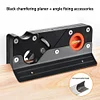 Aluminum Alloy Mini Woodworking DIY Hand-Chamfering Corner Thin Bevel Rounded Corner Sharp Corner Trimming Tool Planer