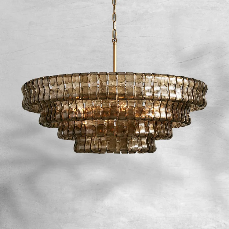 Gelida Round Chandelier 24"36"48"60" Vjlight
