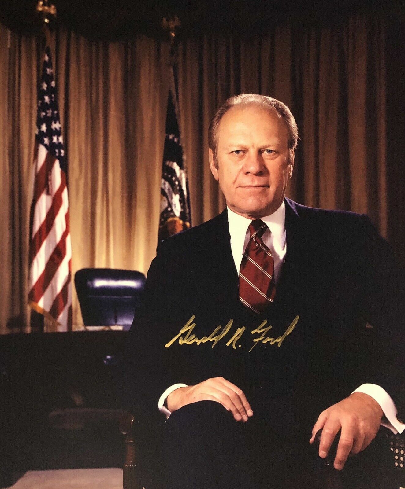 Gerald Ford Autographed Signed 8x10 Photo Poster painting REPRINT