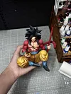 1/6 Scale Sitting Pose Super Saiyan 4 Son Goku - Dragon Ball GT Resin Statue - Ranyao-Studio