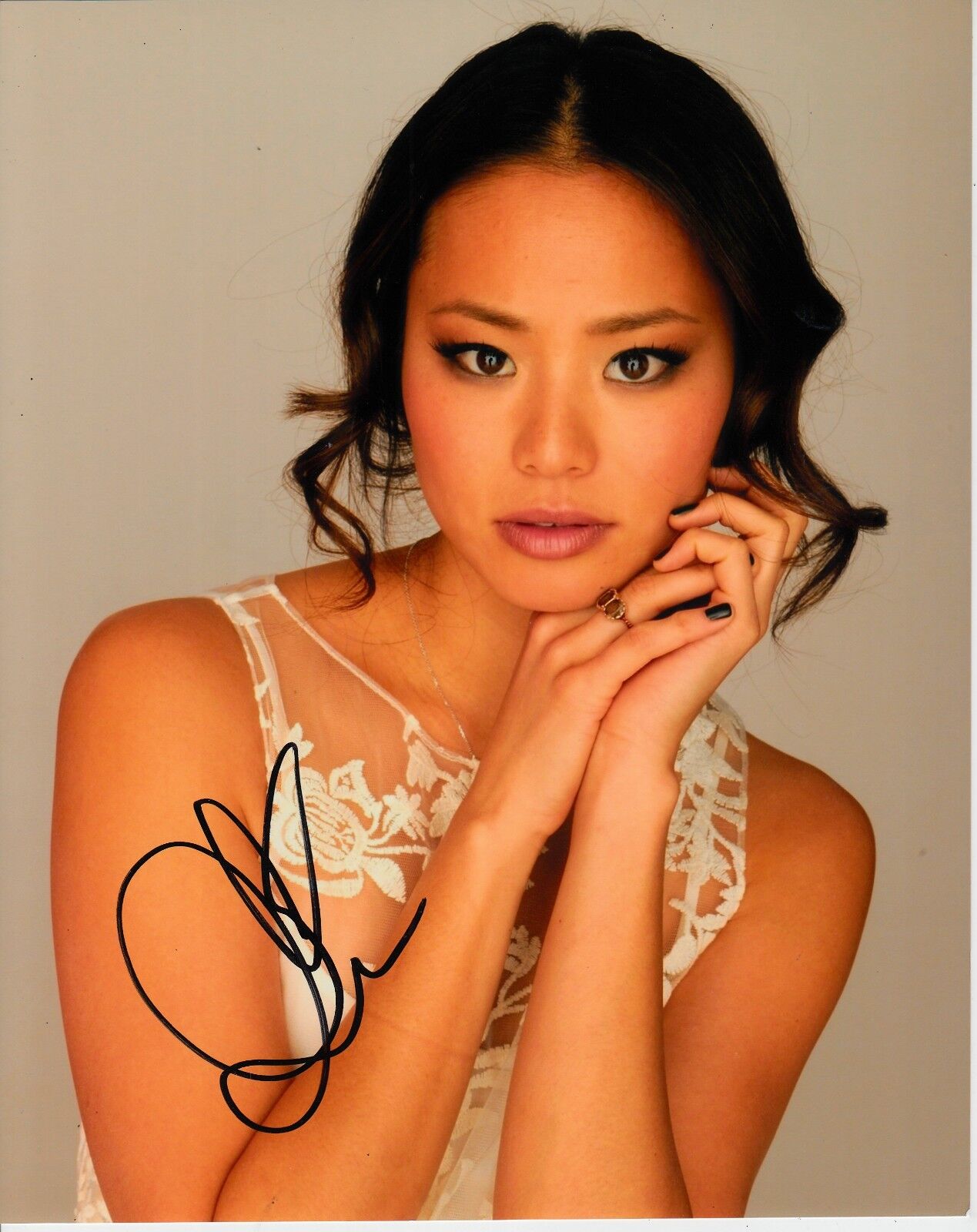 JAMIE CHUNG SIGNED SEXY Photo Poster painting UACC REG 242 (1)