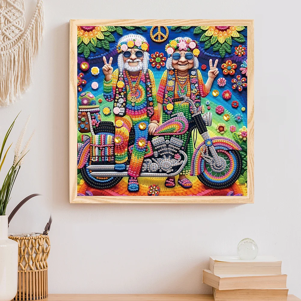 Diamond Painting - Partial Special Shaped Drill - Grandma(Canvas|30*30cm)