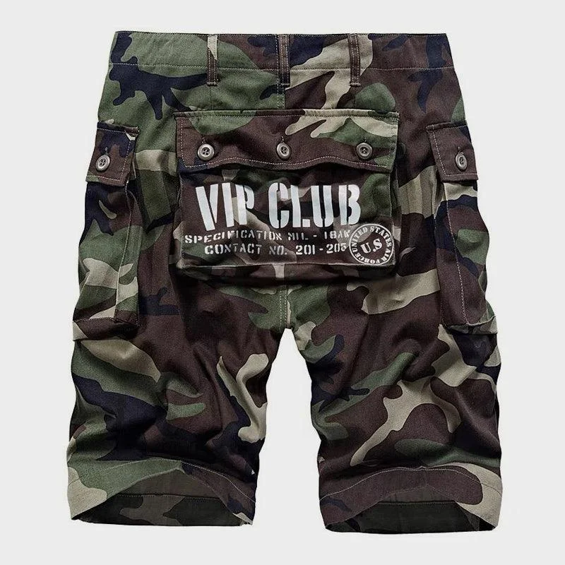 Drop Arms Camo Shorts