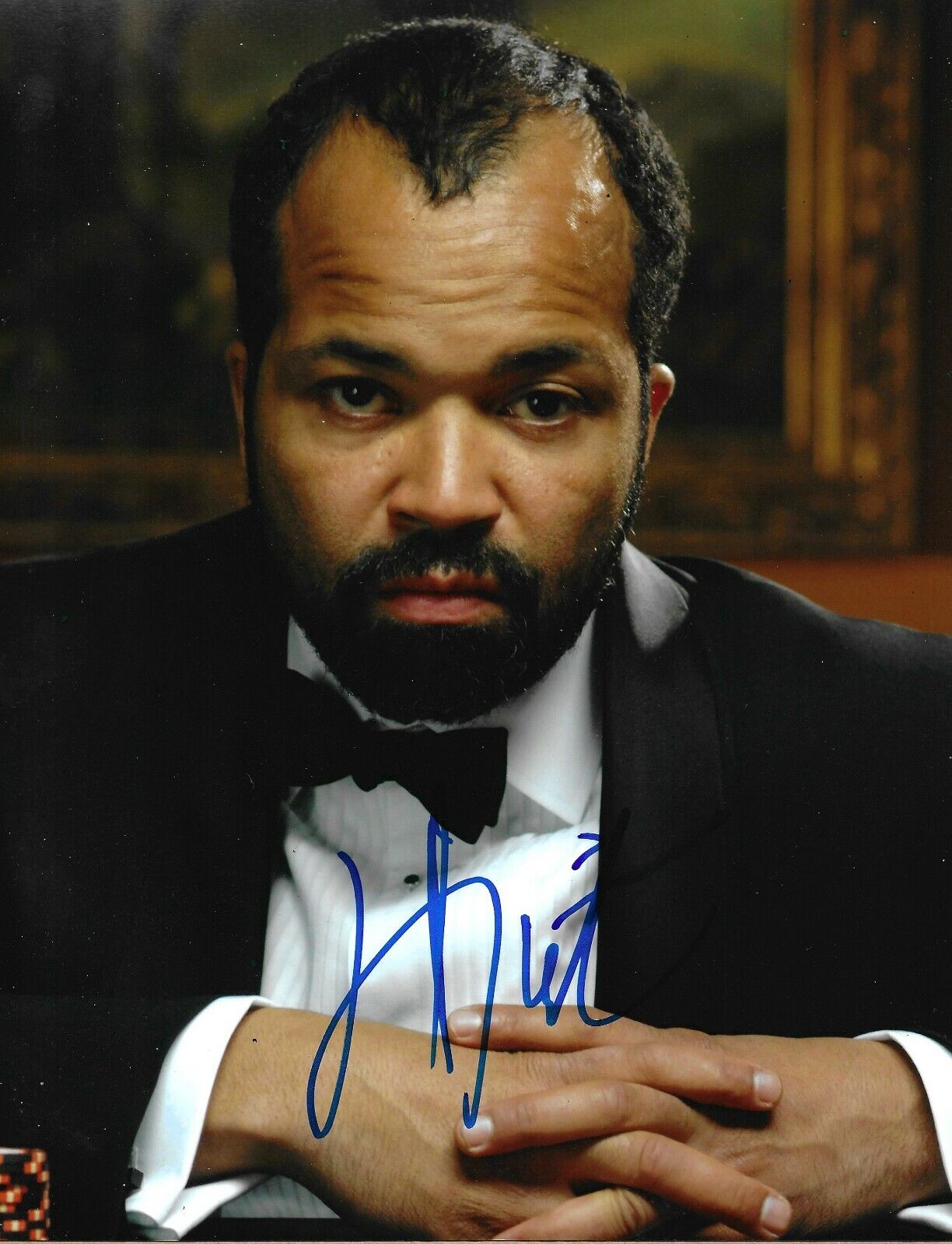 Jeffrey Wright Signed Casino Royale 10x8 Photo Poster painting AFTAL