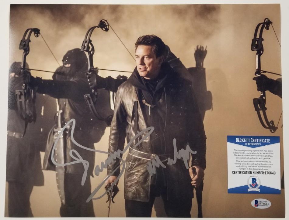 JOHN BARROWMAN Signed Arrow 11x14 Photo Poster painting Actor Autograph~ Beckett BAS COA