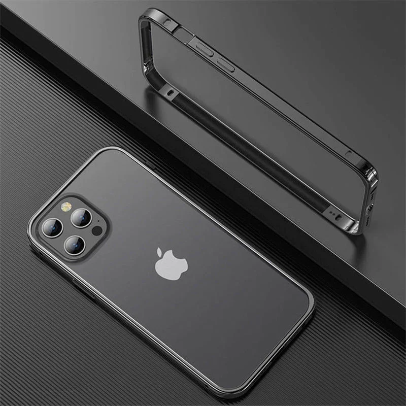 Metal Frame Apple Straight Edge Ultra-thin Protective Case