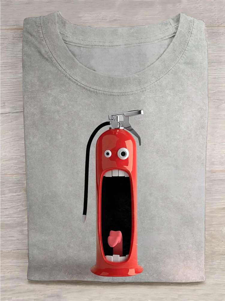 Surprised Fire Extinguisher T-shirt