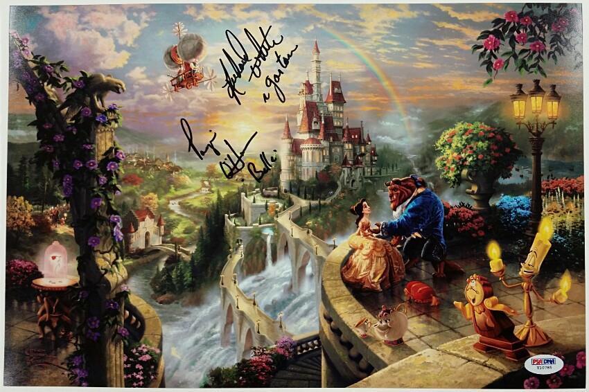 PAIGE O'HARA + RICHARD WHITE signed Beauty & the Beast 10x15 Photo Poster painting PSA/DNA COA