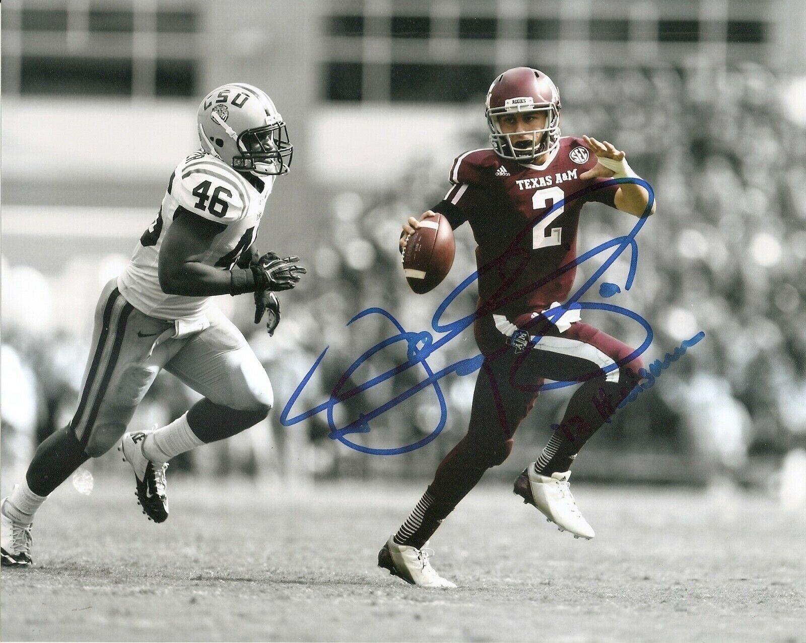 Johnny Manziel Autographed Signed 8x10 Photo Poster painting ( Texas A&M Aggies ) REPRINT