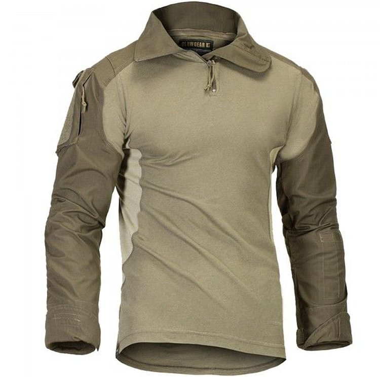 Men's Color Block Outdoor Tactical Shirt