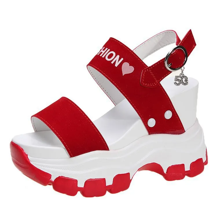 'Fashion' Platform Wedge Sandals