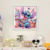Stitch Eating Ice Cream-11CT Stamped Cross Stitch 40*40cm/15.75*15.75in