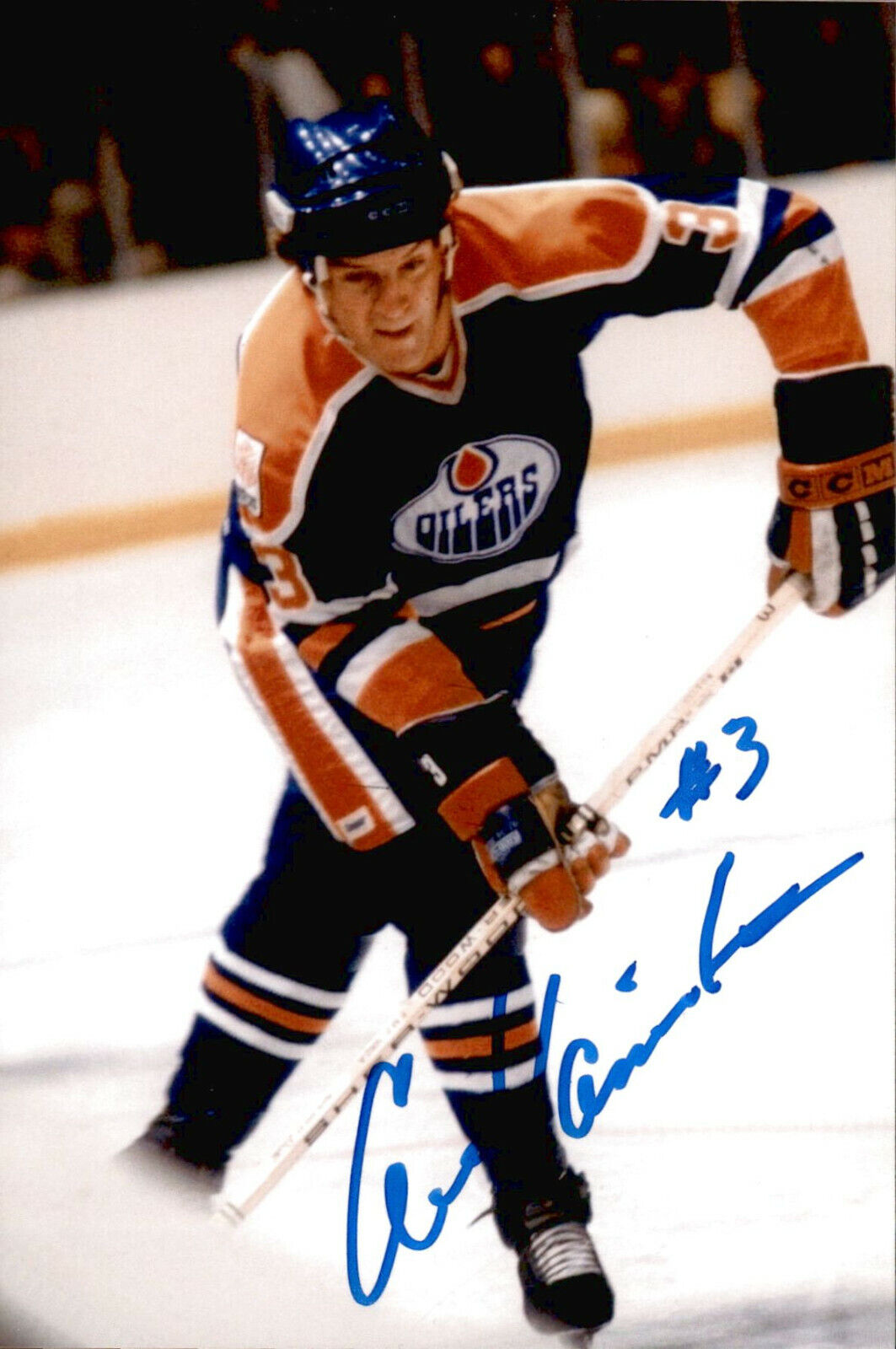 Al Hamilton SIGNED autographed 4x6 Photo Poster painting EDMONTON OILERS #5