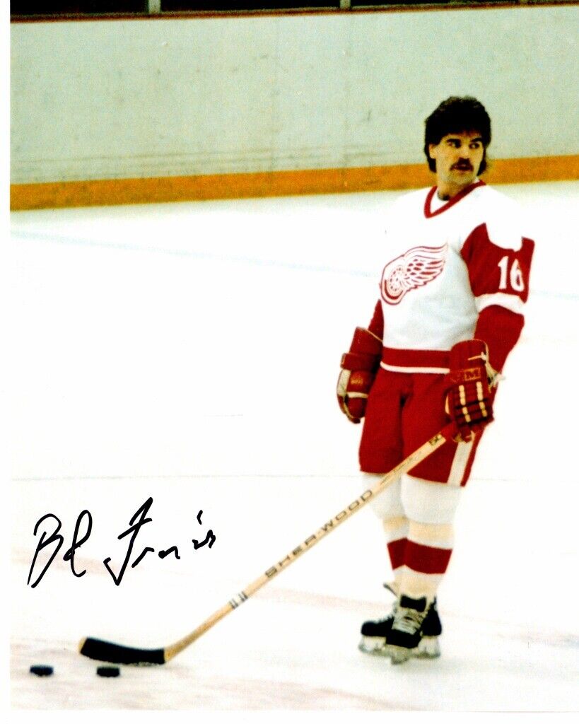Bobby Francis Signed - Autographed Detroit Red Wings 8x10 inch Photo Poster painting