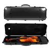 [US Local Warehouse] Carbon Composite Oblong Violin Case for 4/4 Size Shoulder Straps for Outdoor Use
