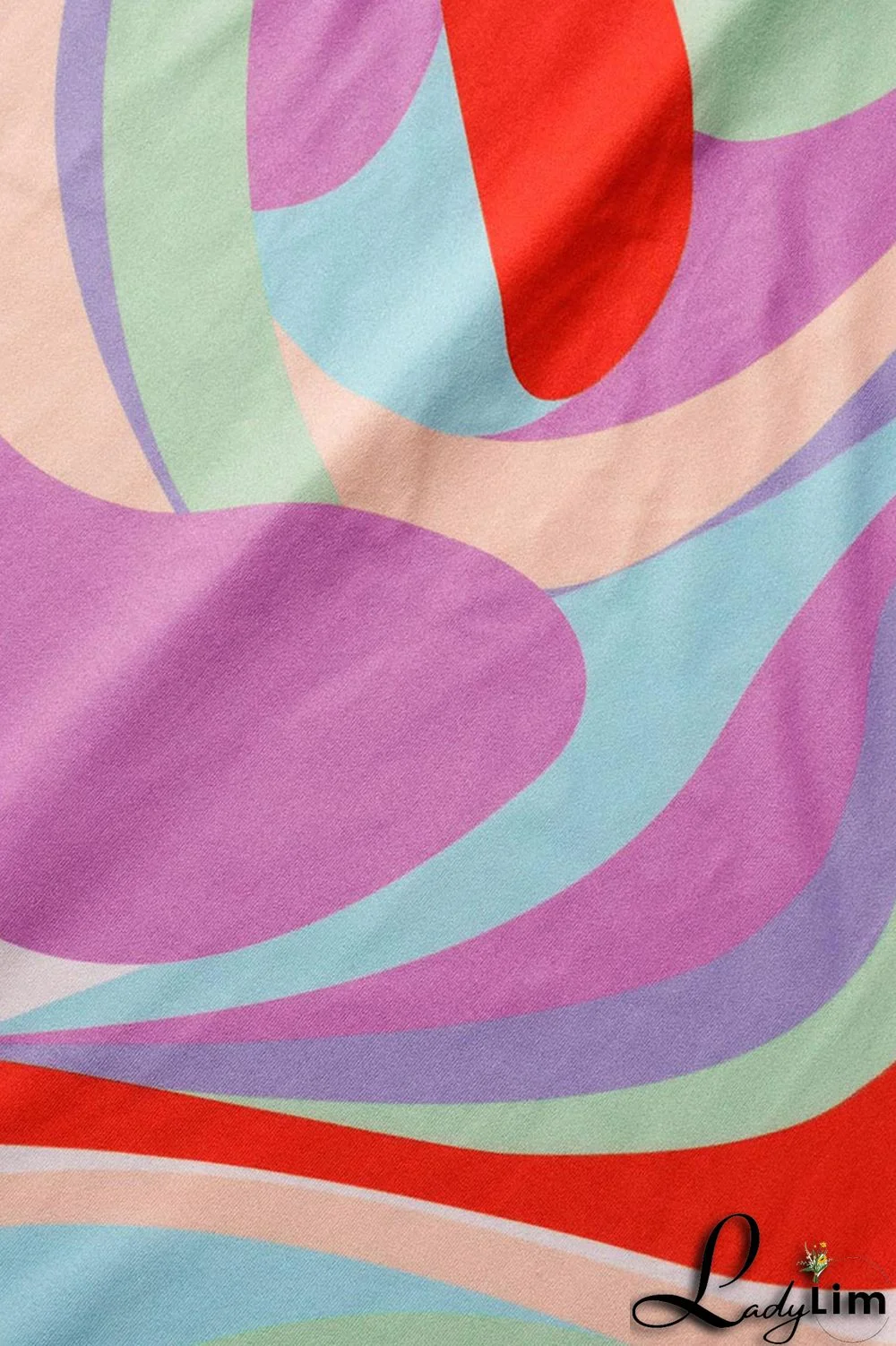 Red Sexy Print Split Joint O Neck One Step Skirt Dresses