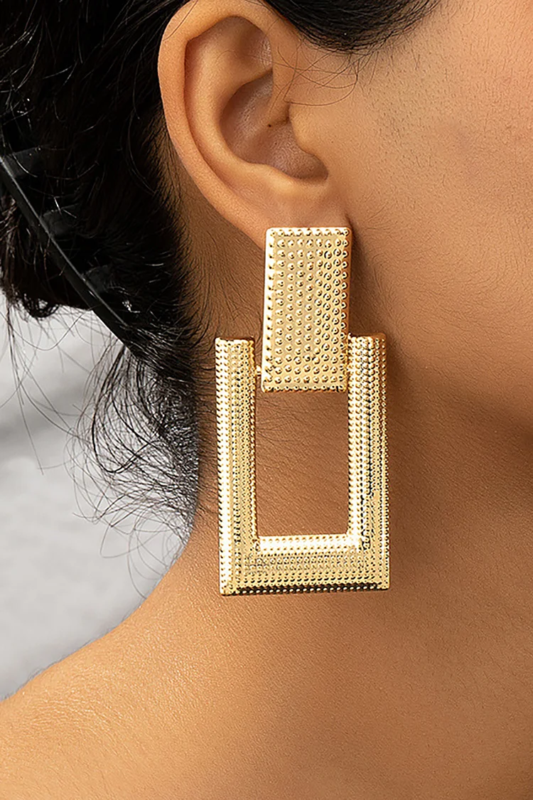Daily Simple Square Shaped Geometric Earrings