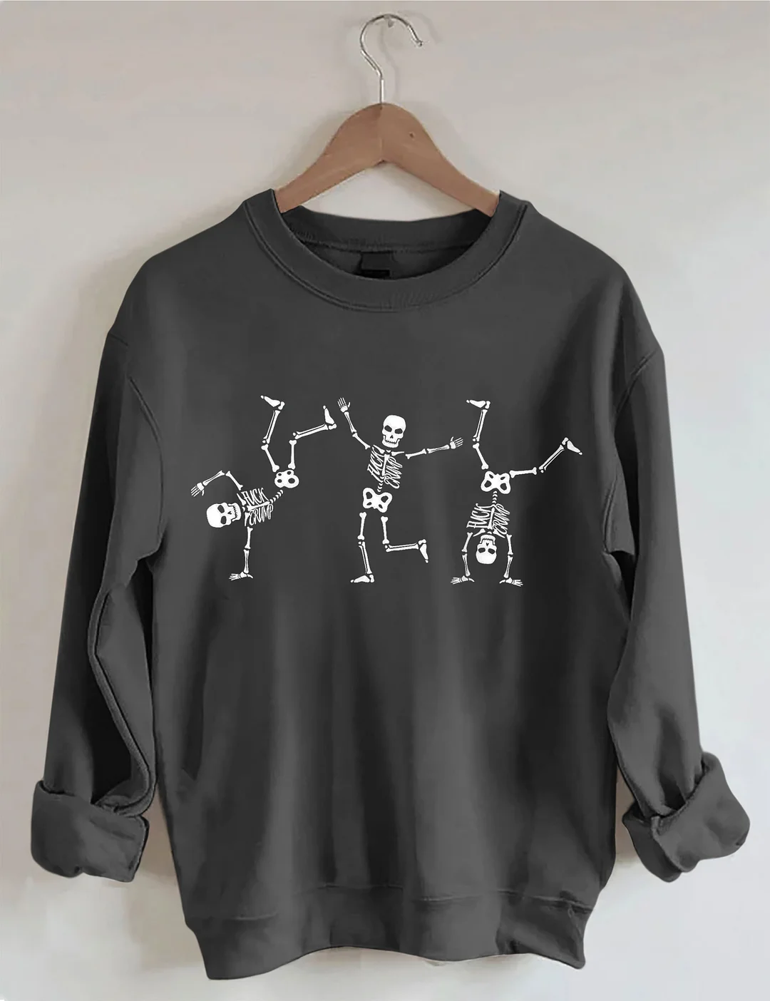 Slightly Subtle FDT Halloween Skeleton Sweatshirt