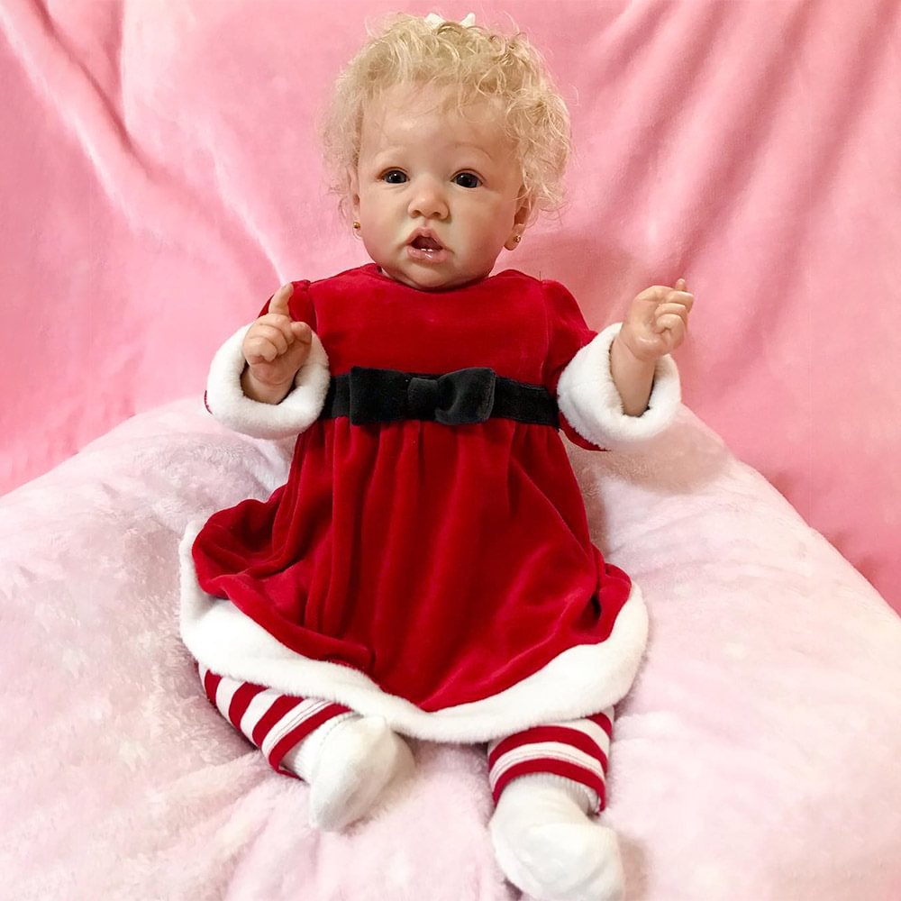🎄[Christmas Gift] Touch So Real 20 Inches Realistic Fantasy Reborn Baby Doll Newborn Baby Girl Doll Murray