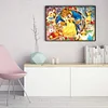 (Big Size)Beauty And The Beast-11CT Stamped Cross Stitch 60*40cm/23.62*15.75in