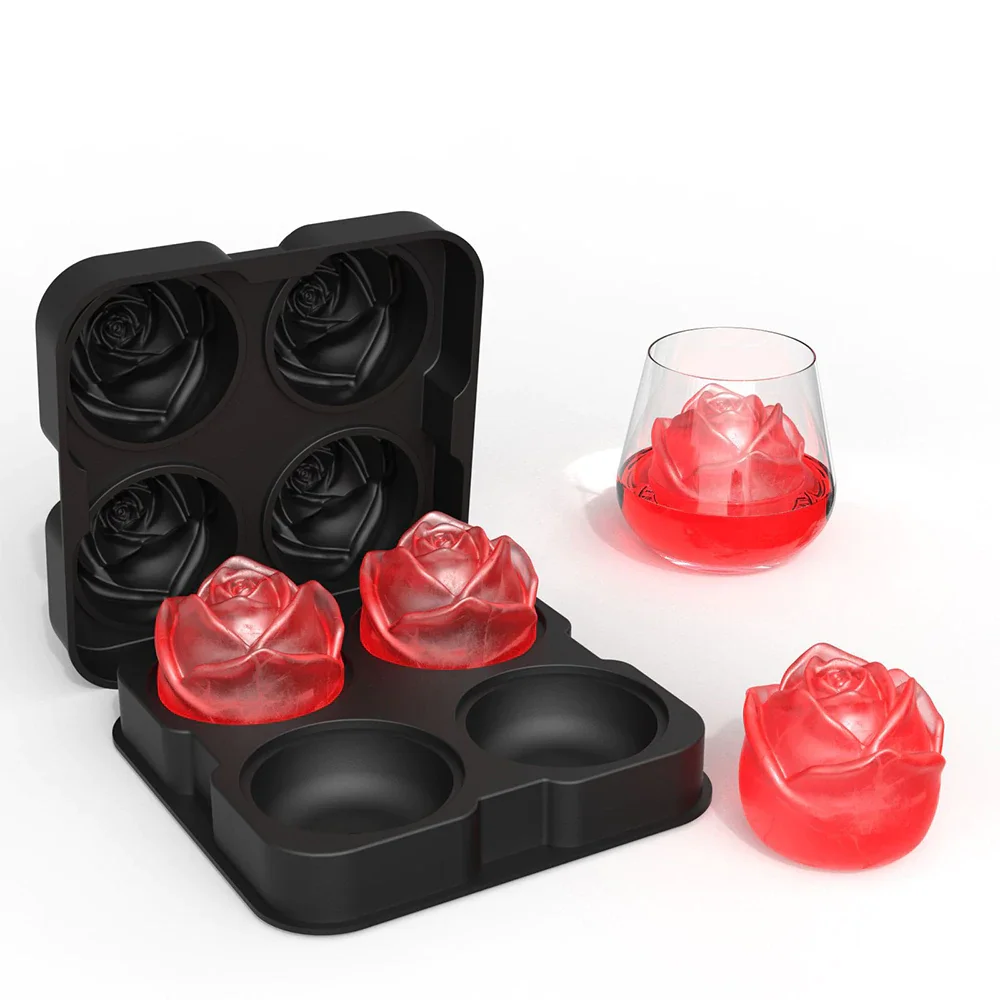 Meladen ™ Rose Ice Cube 3D-Cocktail-Eiswürfelform