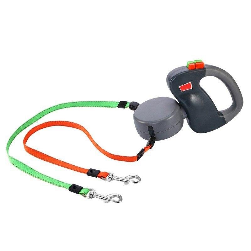 Dual Dog Retractable No Tangle Leash