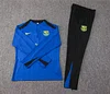 2024/2025 Barcelona Half-Pull Training Suit Color Blue Football Shirt 1:1 Thai Quality