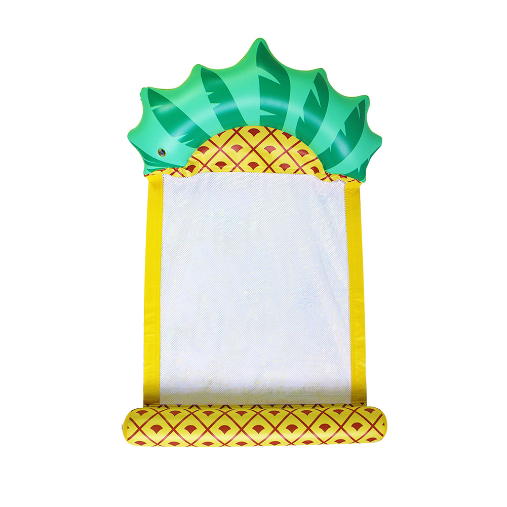 

Pineapple Floating Net Hammock Inflatable Chair Swimming Pool Foldable Bed, 501 Original