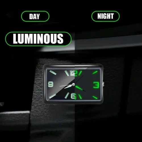 Dronehint 1x Luminous Digital Clock Car Interior Dashboard Air Outlet Stick-On Mount Parts (For: Acura) Parts