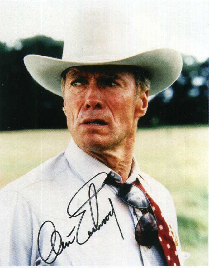 CLINT EASTWOOD Autographed Photo Poster paintinggraph - Film Star Actor - preprint