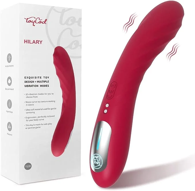 G-Spot Dildo Vibrator Rose Sex Toy - 10 Vibrations Vibrating Personal Massager