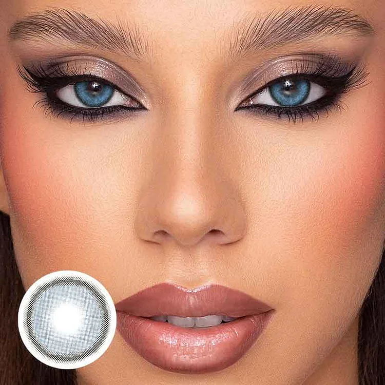 Rainbow Bassia Blue Lenses