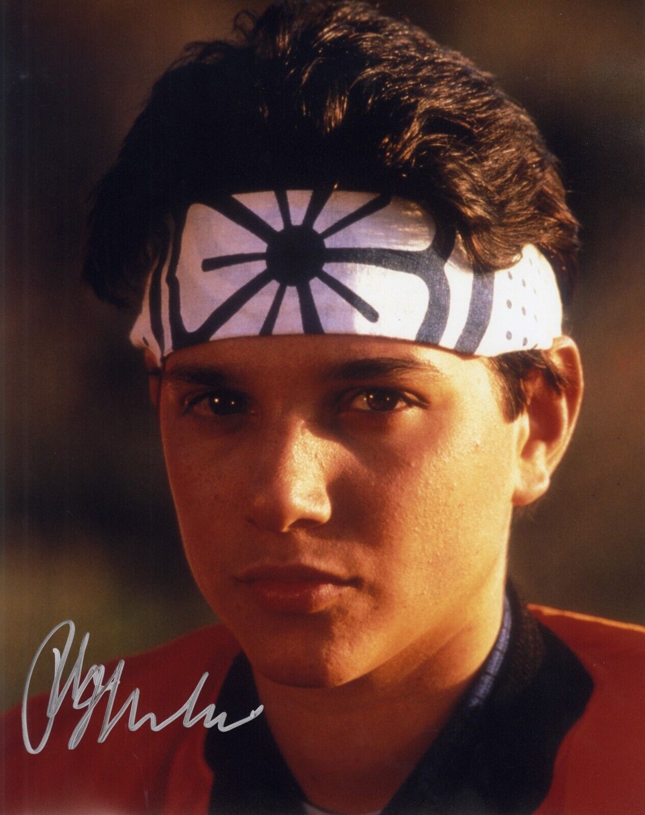 Ralph Macchio signed THE KARATE KID 14x11 Photo Poster painting IMAGE No2