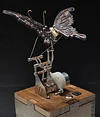 Original Sound Wooden and Metal Swallowtail Butterfly Music Box