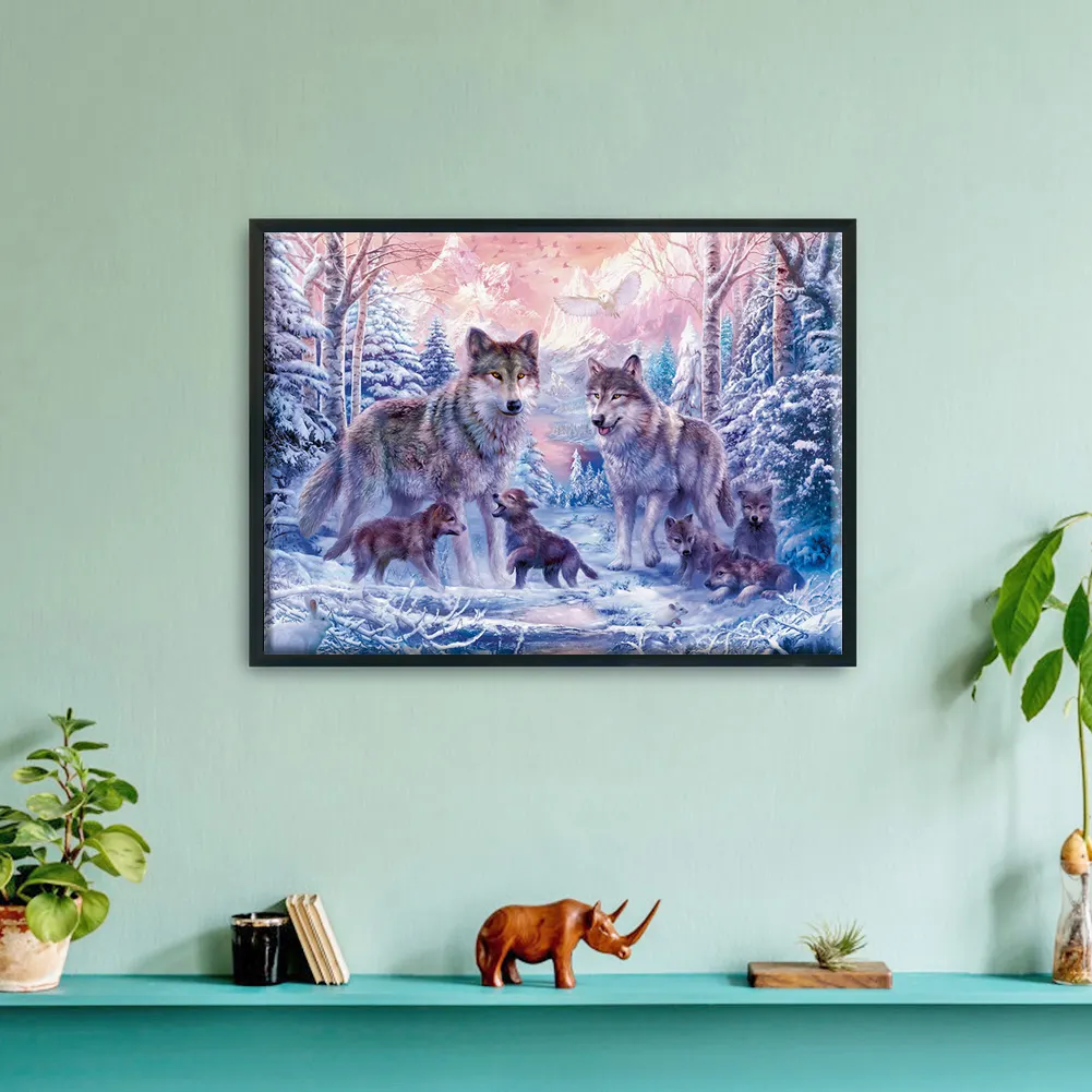 14ct Counted Cross Stitch - Wolf(50*40cm)