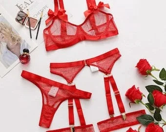 pornhint Pornhint Transparent Lingerie Super Hot Lingerie Open Lingerie Set by Mira Fantasy