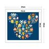 Cartoon - 11CT Counted Cross Stitch - 40*45cm - Disney