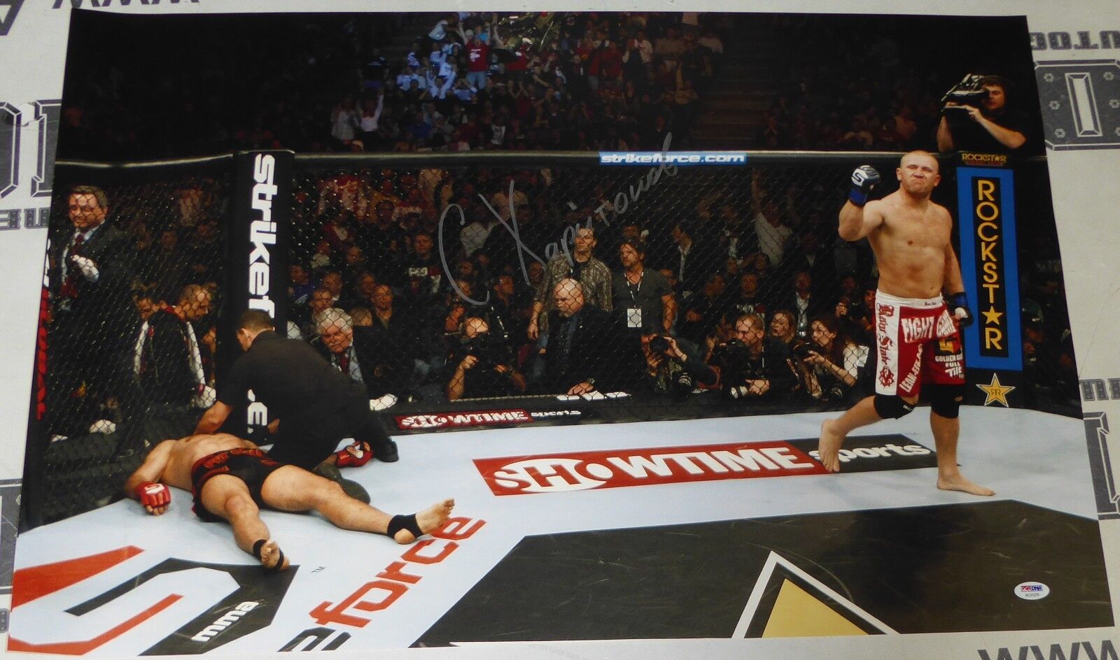 Sergei Kharitonov Signed 20x30 Photo Poster painting PSA/DNA COA StrikeForce Pride Bellator UFC