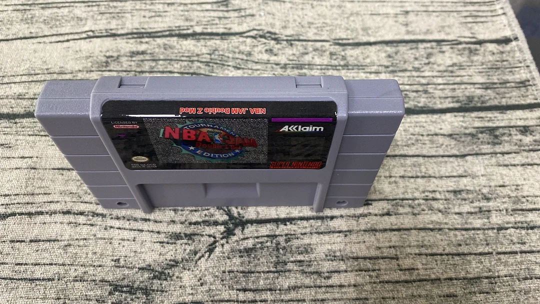 NBA Jam TE: Double Z Mod For Super Nintendo SNES - 16 Bit Game Cartridge