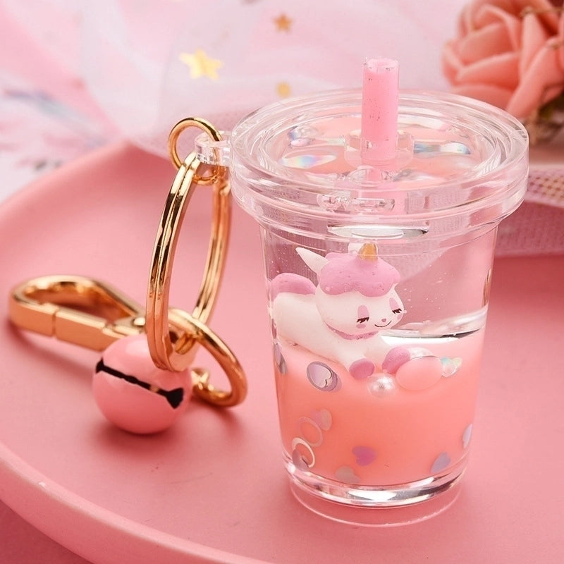 Cute Cow Bell Keychain