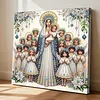 DIY Special Shaped Drill Diamond Painting Kit Framed - Faith