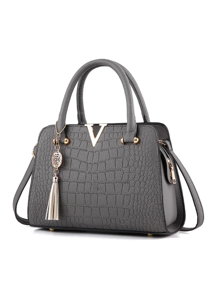 Ladies Bag Women Crocodile Pattern Handbag